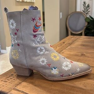 Free People Bowers Embroidered Boot - New